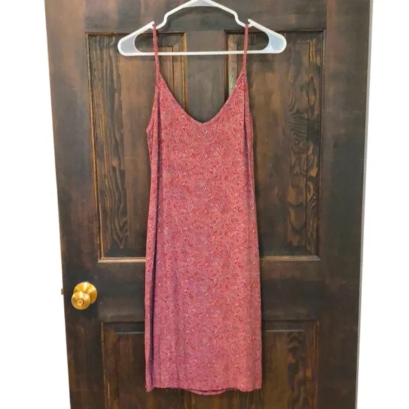 pink vacation dress Santiago Cut-Out Ruffle Maxi Dress Fuchsia M main image 1